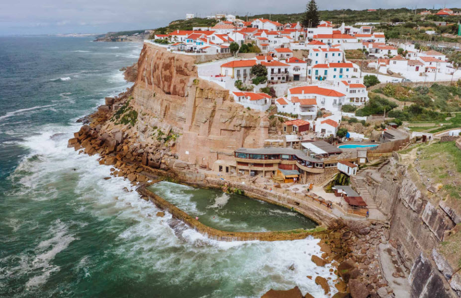 Praia das Azenhas do Mar, Colares, Portugal, Portugal